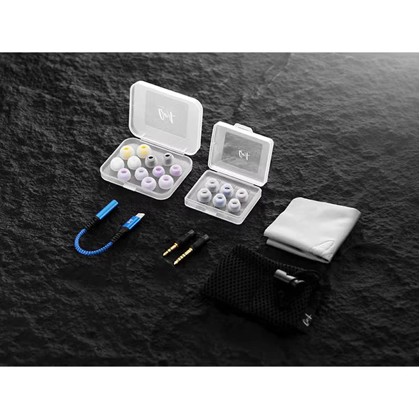 QoA 2DD+2BA 4-Way 4-Driver Earphones Eir Aoi Collaboration Model QoA Misty Blue - Picture 11 of 13