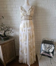 Sue Wong Nocturne Gown, 6, Beaded, Silk, Ethereal, Filigree, Flowy, Formal