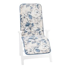 Cuscino Poltrona Sdraio Shabby Chic Coprisedia Poggiapiedi Pieghevole Morbido