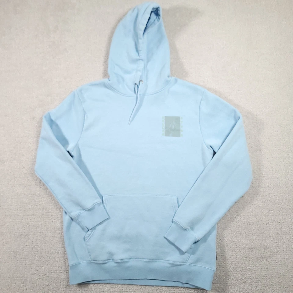 Volcom Stone Sweatshirt Hoodie Mens Large Blue Expanding The Mind - Image 2 of 4