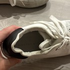 Madden Girl White Canvas Lace-Up Sneakers Black Heel Tab women’s US 8.5 — photo 4