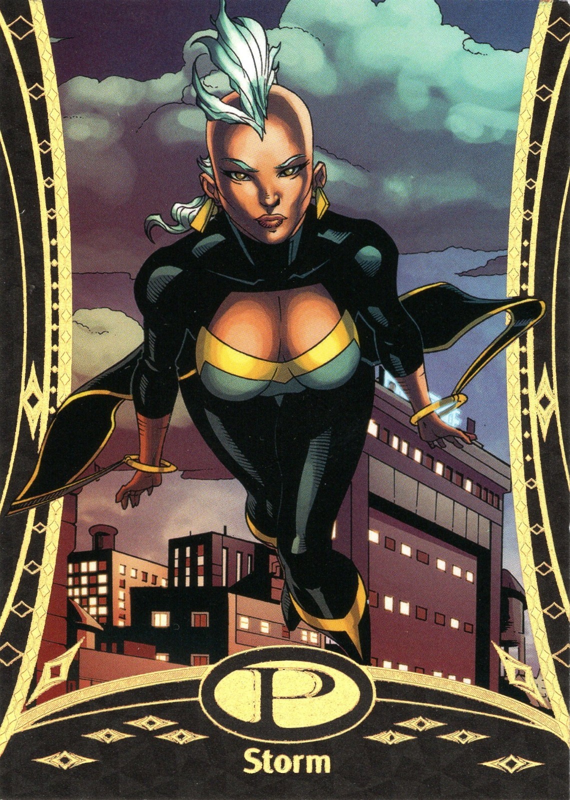 2014 Marvel Premier Upper Deck 19/25 Storm Gold Spectrum 55 Parallel X-Men