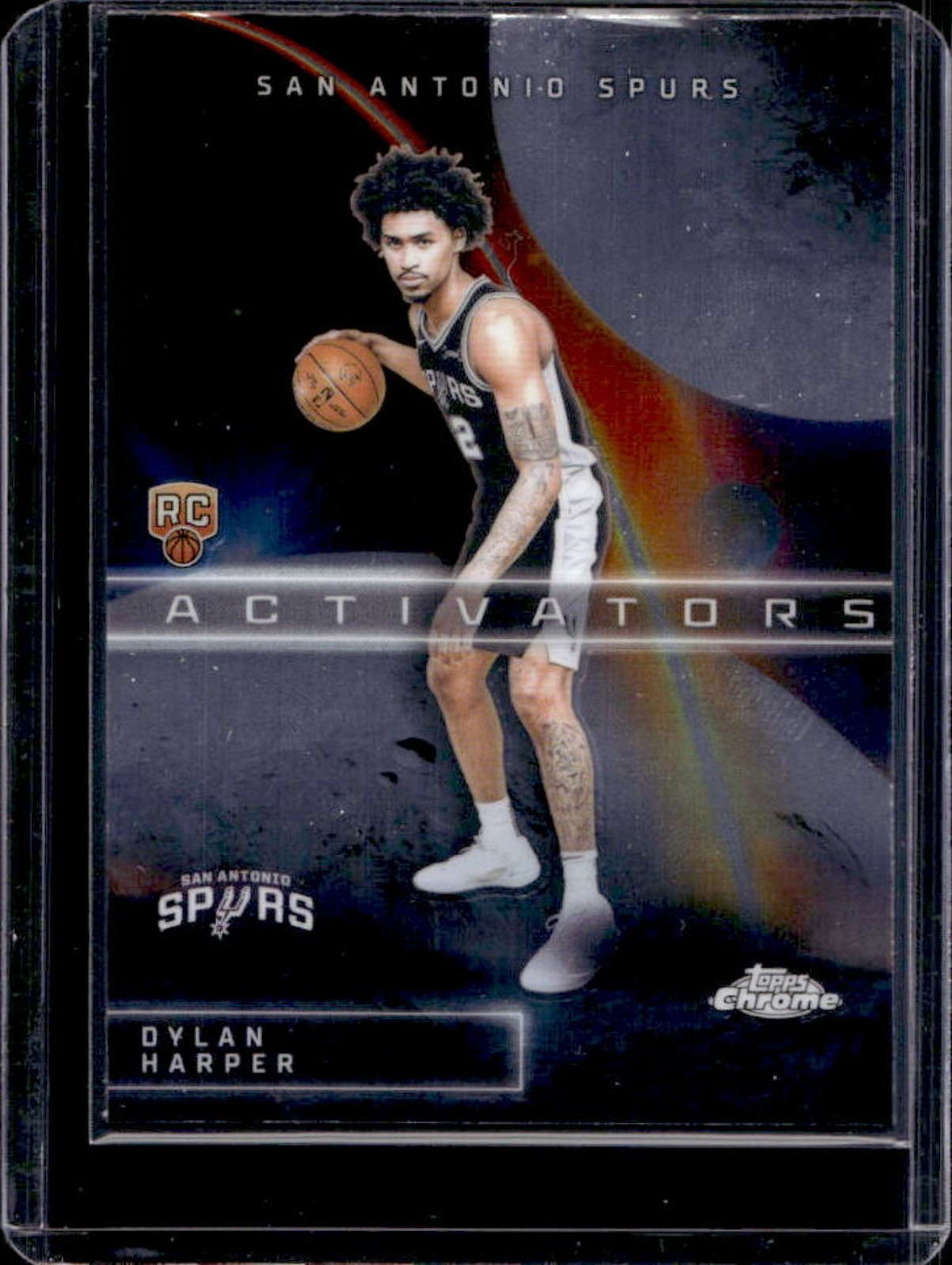 2025-26 Topps Chrome Dylan Harper Activators RC Rookie #AC-12 Spurs