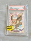 2000 TOPPS CHROME POKEMON T.V. SPECTRA #133 EEVEE PSA 9