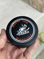 Vintage Hockey Puck Moose Jaw Warriors Puck WHL
