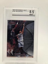 1997-98 Bowman's Best #106 Tim Duncan RC...BGS...8.5 NM-MT+