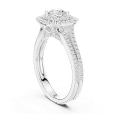 Anello Odalia 119 Pezzi Infinity Elegante Twisted 1,3ct VVS/D Diamante Argent...