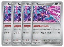 Pokemon TCG 4x Genesect 040/064 Shrouded Fable English 4x Playset - Regular - NM