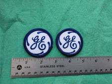 Vintage General Electric GE Dealer Service Hat Shoulder Patch set