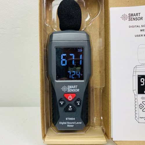 Digital Sound Level Meter 30-130 DB Decibel Meter Sonometer Noise Meter With - Picture 2 of 4