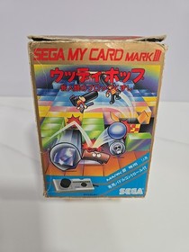 Sega Mark III Master System Woody Pop + Original Box & Paddle Controller HPD-200