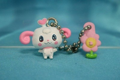 Tamagotchi Characters Items Double Mini Figure Keychain Hapihapitchi Flowers