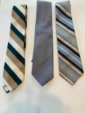 3 Hardly Worn Vintage Mark of California Ties All are 100 Polyester 4  Wide