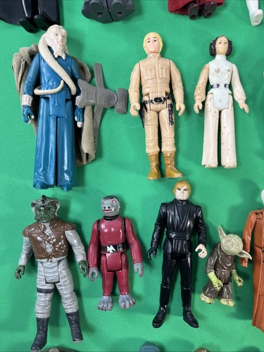 VINTAGE STAR WARS lot of 34 1977 - 1983 Kenner Darth Vader Luke Obi Han Solo - Picture 7 of 24