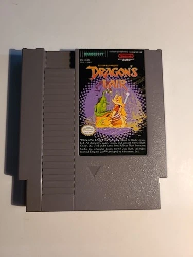 Dragons Lair NES Authentic & Tested
