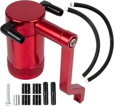Oil Catch Can 6.4 5.7 Hemi Billet Compatible With 2011-up Chrysler 300 Red