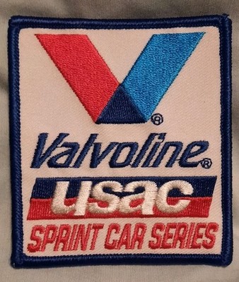 Vtg Valvoline Racing USAC Sprint Car Series Embroidered Iron On Sew-On Patch NOS