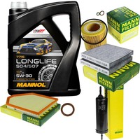 Inspektionspaket 5L Mannol Longlife 5W-30 FüR BMW F25 Xdrive20I Xdrive28I