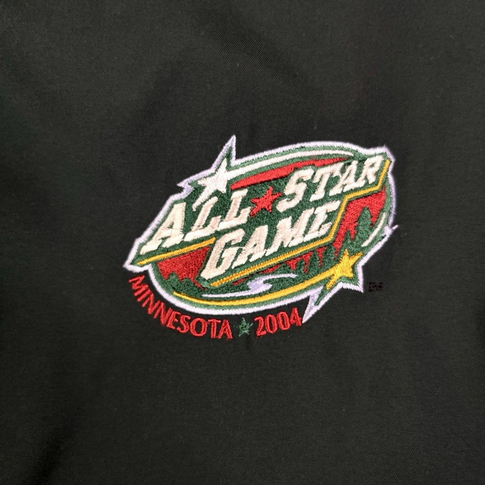 Chaqueta De Colección 2004 NHL Hockey All Star Game Cremallera Completa Wild Arena Bomber Grande Foto 2 de 4