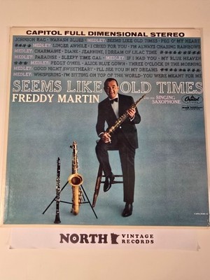 Freddy Martin & Singing Sax / Seems Like Old Times - Vinyl 1960 Capitol - EX/EX