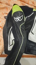 GIUBBINO PELLE MOTO BERIK UOMO TAGLIA 48 