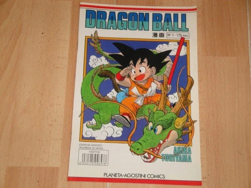 DRAGON BALL NUMERO 1 COMIC MANGA DE AKIRA TORIYAMA SERIE BLANCA EN CASTELLANO