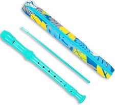 Descant Soprano Recorder for Kids - 8 Hole German Style Flute with Fingering ...