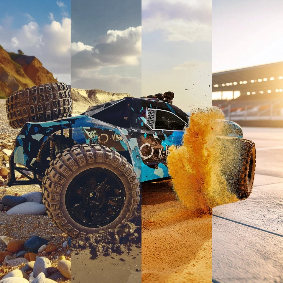 Ferngesteuertes Auto X-Hooligan Maßstab 1:10 35 km/h 100 Meter 4x4-Antrieb - Bild 3 von 4