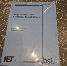 Requirements for Electrical Installations IET Wiring Regulations BS7671:2018 