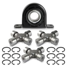 AUTOKAY Driveshaft Carrier Bearing and U Joint Kit for Ford F250 F350 Superduty