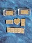 Lot of 10 x 1g gram .999 Fine Silver Bars And Rounds