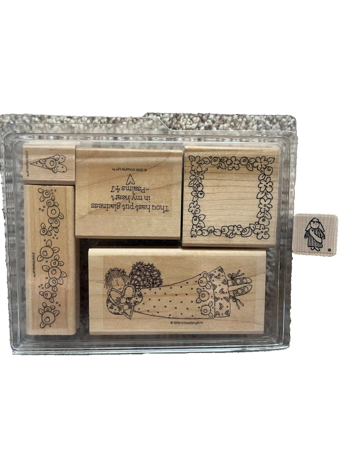 Stampin' Up! Ángeles y querubines Sellos artesanales de goma