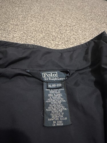 Ralph Lauren Polo Acolchado Chaqueta Abrigo Azul Marino Para Mujer Talla UK XL 18-20 - Imagen 3 de 9
