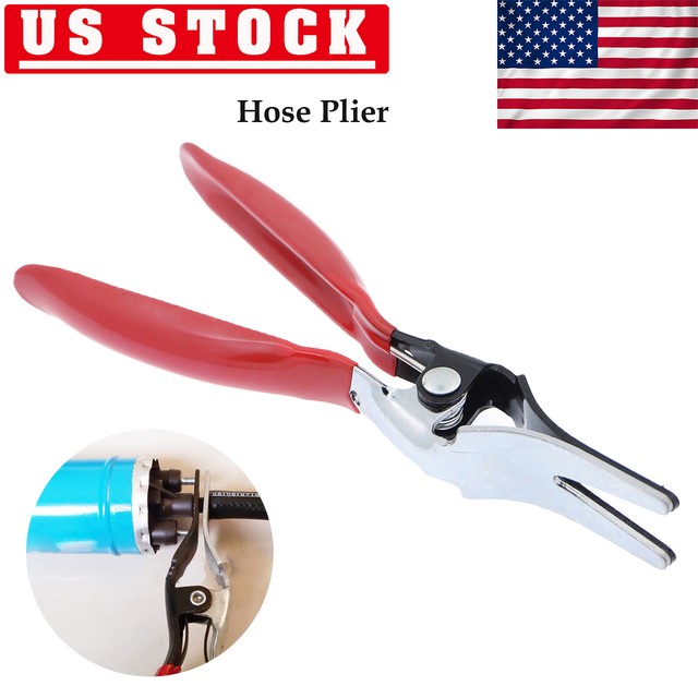 Car Auto Angled Fuel Vacuum Line Tube Hose Remover Separator Pliers