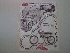 advertising Pubblicità 1978 MOTO BIMM 50/AIM 75 ENDURO