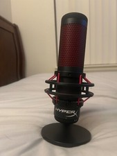 HyperX QuadCast - USB Condenser Gaming Microphone, for PC, PS, Mac - Red LED