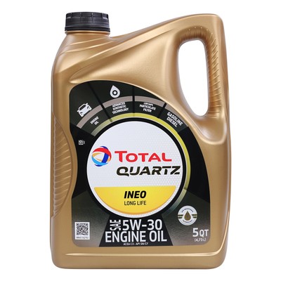 TotalEnergies Ineo Long Life 5W-30 Full Synthetic Motor Oil - Case Pack 3 x 5