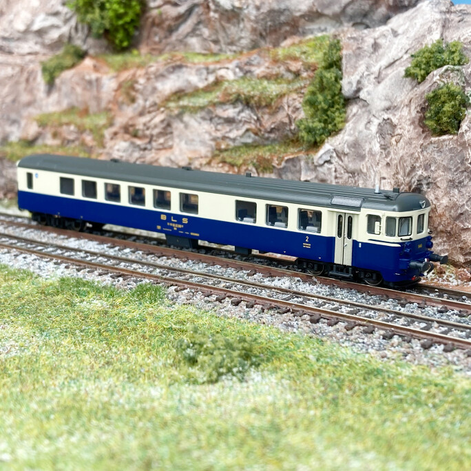 Voiture pilote BDt BLS Hobbytrain H23945 2阶车厢 N 1/160