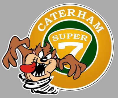 CATERHAM Super 7 Right TAZ Sticker Straight Laminated Vinyl
