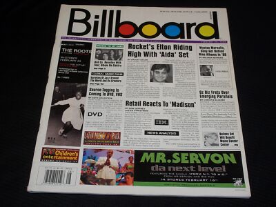 1999 FEBRUARY 20 BILLBOARD MAGAZINE - NICE MUSIC COVER TOP 100 CHARTS - O 12798