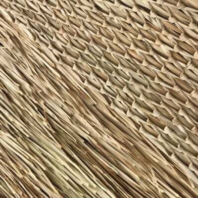 15'' x 6ft Mexican Palm Thatch Roll Grass Palm Leaf Thatching