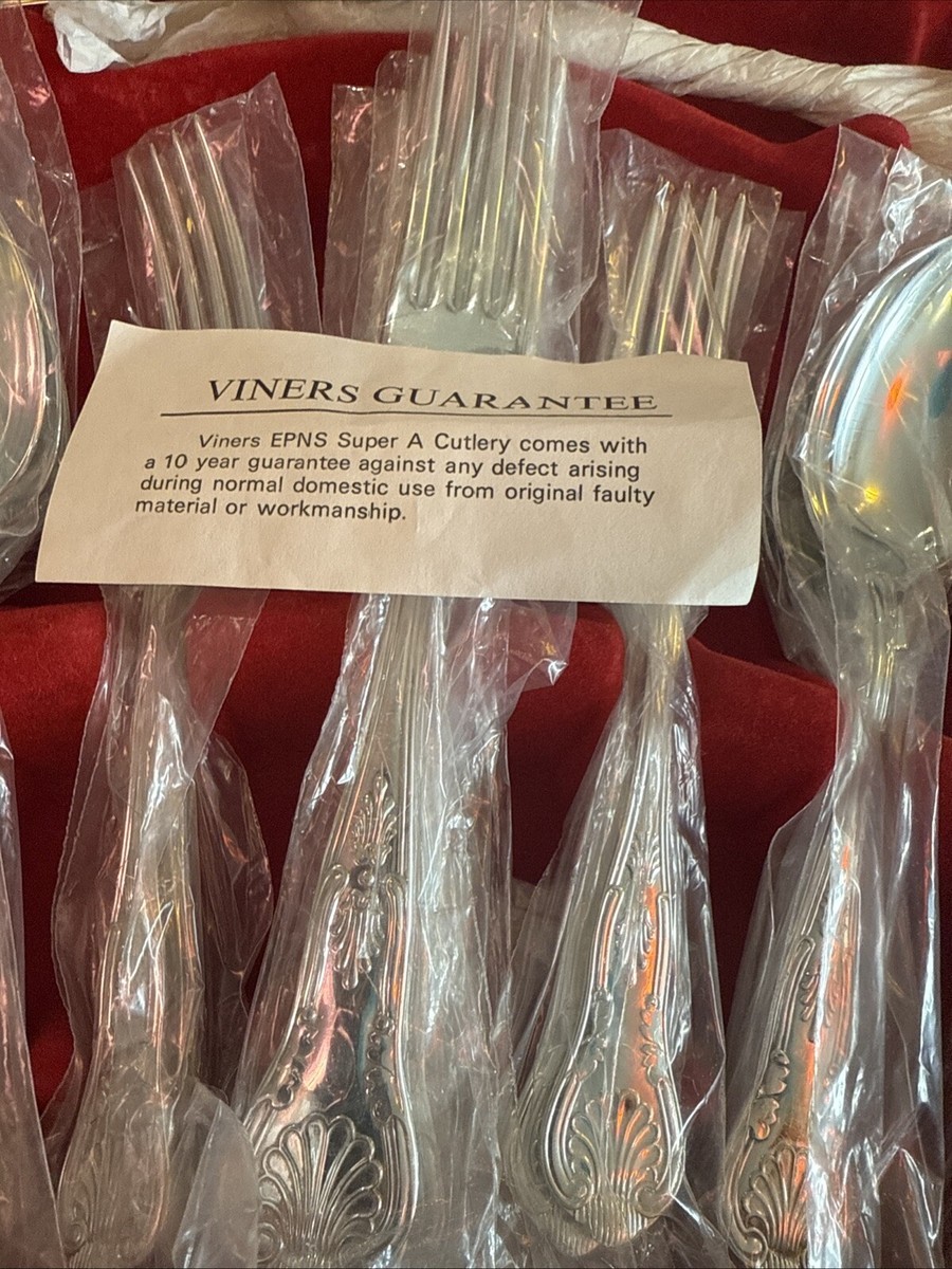 VINERS　キングスロイヤル　44本カトラリーセット Amazon.com | Viners Eden Cutlery, 44 Piece Set, Stainless