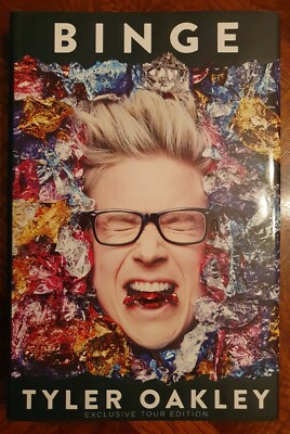 Signed Hardback First Edition First Impression, BINGE by Tyler Oakley