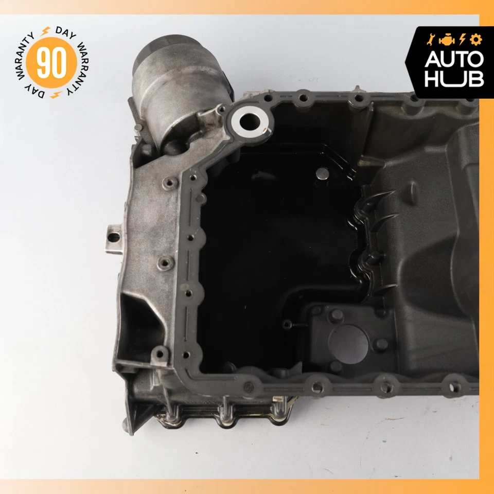 11-16 Porsche Panamera 970 3,6 L V6 tracción trasera motor cárter de aceite y carcasa de filtro de aceite OEM Foto 3 de 4