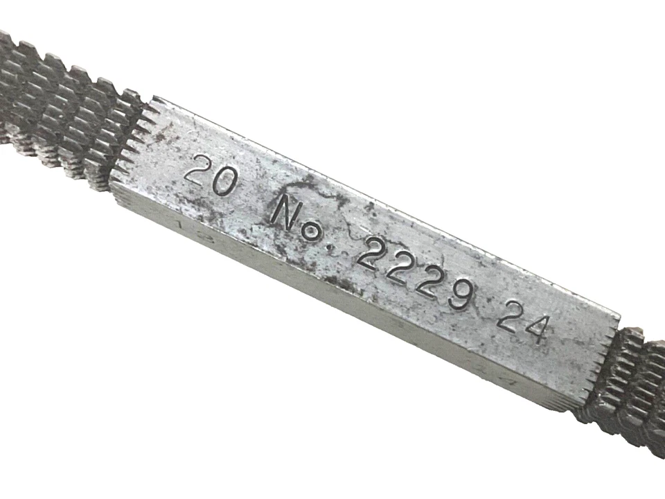 K-D MFG. Co. No. 2229 THREAD RESTORING FILE, USA, 11 12 13 14 16 18 20 24 TPI - Image 3 of 4