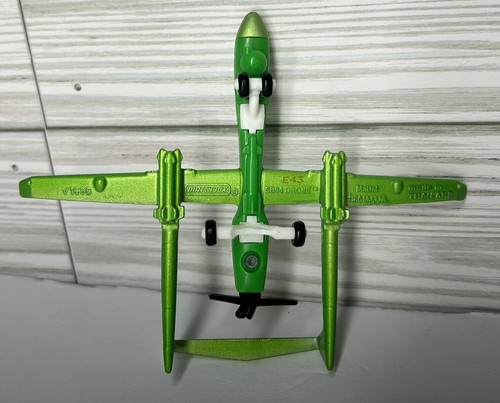 Matchbox SB94 Drone Lime Green Mattel Made In Thailand Airplane Toy - Picture 4 of 4