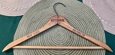 VINTAGE '"WHITTY BROS." WOOD / WOODEN CLOTHES HANGER FROM BROOKLYN NEW YORK