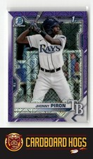 2021 Bowman Chrome #BCP-239 Jhonny Piron Tampa Bay Rays 1st Bowman
