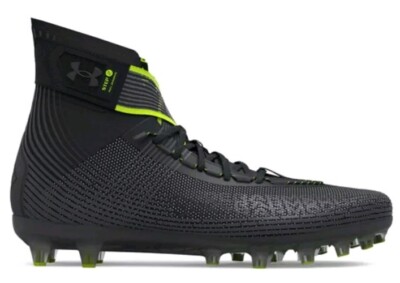 Under Armour Highlight MC Football Cleats Toxic Black/Grey/Neon