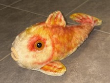 Vintage Mohair Steiff Flossy Goldfish Stuffed NO TAGS READ 11"